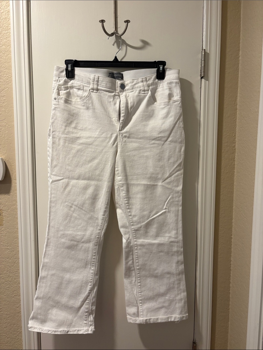 Wit & Wisdom White Flare Jeans